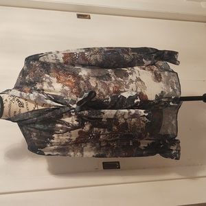 Gorgeous WHBM Sheer Dreamscape Blouse Size 10